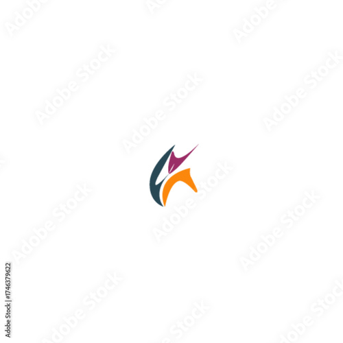 Abstract Logo dynamic graphic, it embodies the spirit of innovation, progress, and a strong brand identity. 