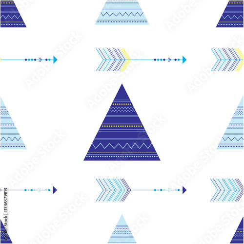 set of abstract geometric shapes