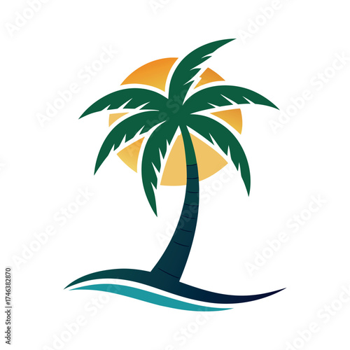 Palm tree vector