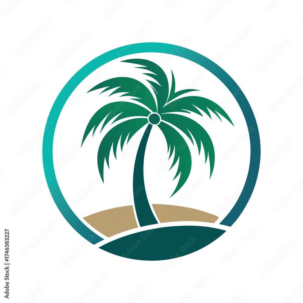 Obraz premium Palm tree vector