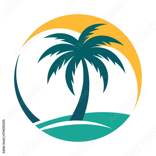 Palm tree vector