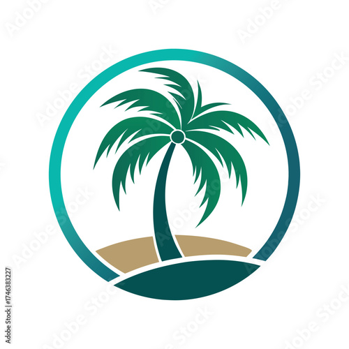 Palm tree vector