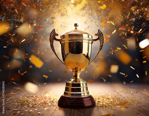 Achievement success in education awards concept.