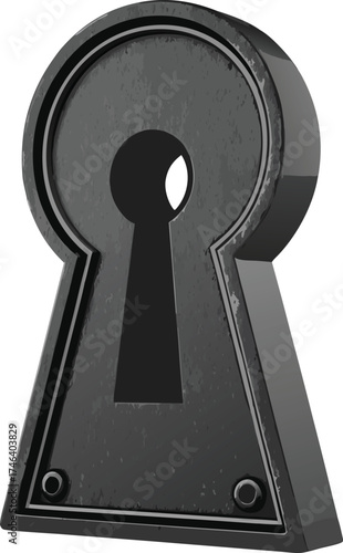 key with keyhole