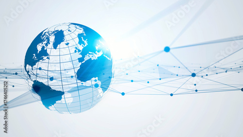 global, earth, network, world, news, advertising, reporting, business, image, international, white background, future, cyber, internet, online, web, dx, digital transformation, ict, iot, globe, blockc