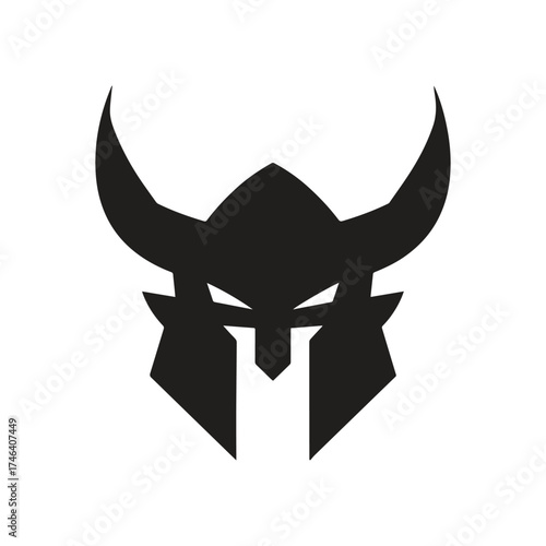 Worn Nordic Warrior Helmet Symbol Embodying Courage and Experience