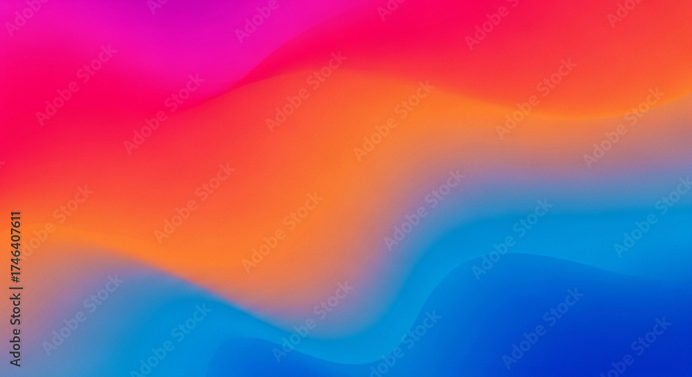 Obraz premium Vibrant Rainbow Gradient Abstract Background in Bold Colors 