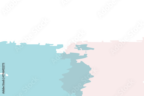 Soft Pastel Light pink and blue pastel watercolor Abstract background Vector 007