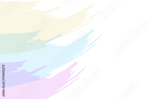 Soft Pastel Light pink and blue pastel watercolor Abstract background Vector 008