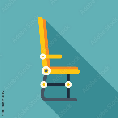 Comfortable rocking chair featuring a modern design with a wooden frame and soft cushions, perfect for relaxing