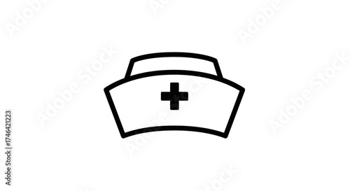 Cartoon doctor icon illustration medical healthcare clinic concept