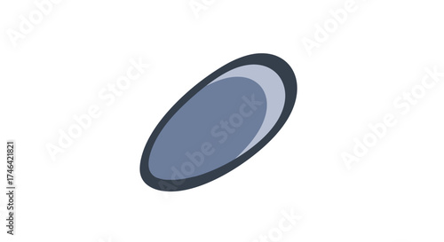 Detailed illustration of a fresh oyster in its shell on a white background