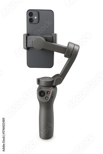 A handheld gimbal stabilizer for smartphones to capture smooth videos and photos