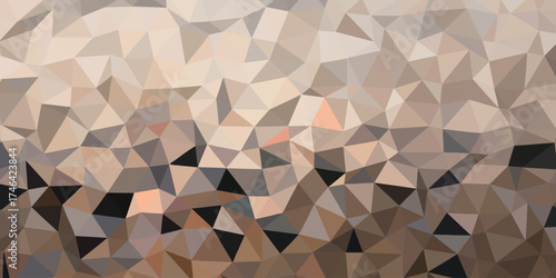 Abstract design featuring a geometric mosaic pattern with triangular shapes.