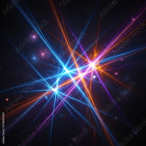 Wallpaper Mural Nebula bursts of interstellar light painting a canvas of space art Torontodigital.ca