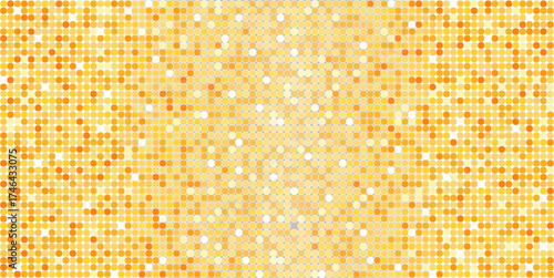 Disco golden mosaic. Background foil metallic texture. Mirror party mosaic yellow shiny sparkle, glam pattern texture. Gold night club retro wall floor