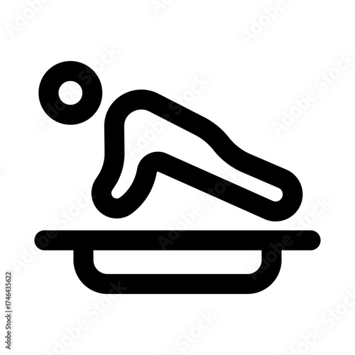 Refreshing modern exercise icon set for fitness, health, and active lifestyle design projects