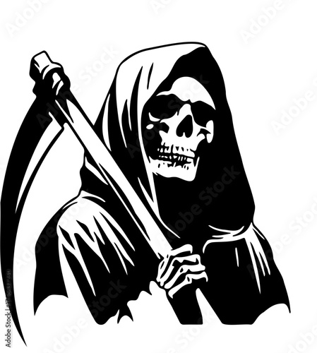 skull with sword