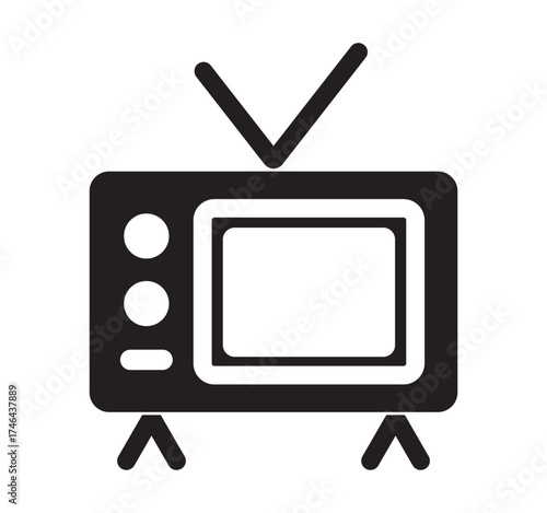 Tv icon set. television icon vector. tv icon flat vector icon. television sign and symbol. Tv icon set. television icon , retro tv icon