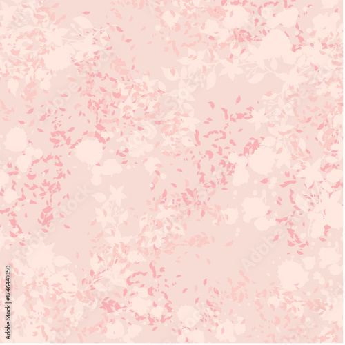 simple abstract leaves background perfect for hijab pattern design