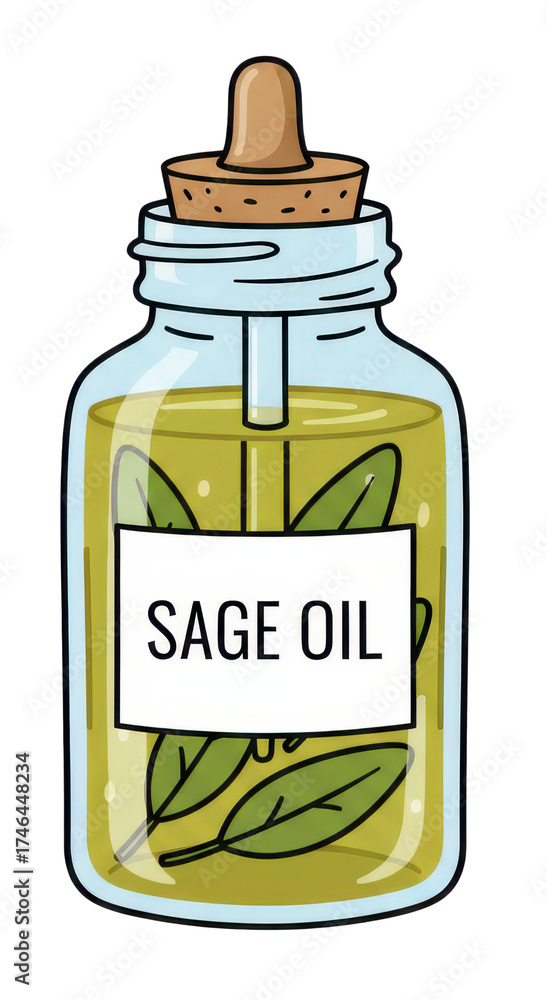 custom made wallpaper toronto digitalGlass Dropper Bottle Filled With Sage Oil And Sage Leaves Isolated On Black Background