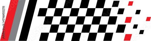 Racing cars and race car stripes , angled checkered patterns, checkered flag, start and finish line, motocross labels, dynamic lines, motorsport, racing stripe speed, sport decals, tuning stickers