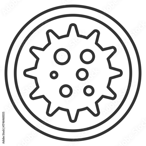 Virus Outline Icon