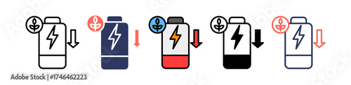 Low Power Mode multiple icon