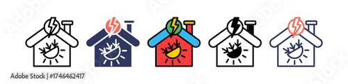 Insulation multiple icon