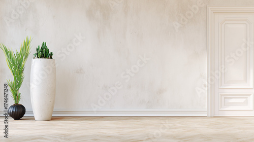 scandinavian. Minimalist Scandinavian interior with clean lines and neutral tones and natural ambient light. lifestyle magazines.
