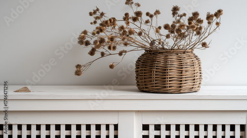 scandinavian. Minimalist Scandinavian interior with clean lines and neutral tones and natural ambient light. lifestyle magazines.