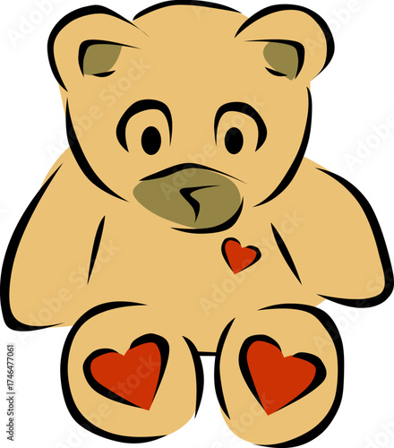 teddy bear with heart