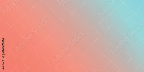 Abstract Gradient Background with Geometric Lines and Pastel Color Tones