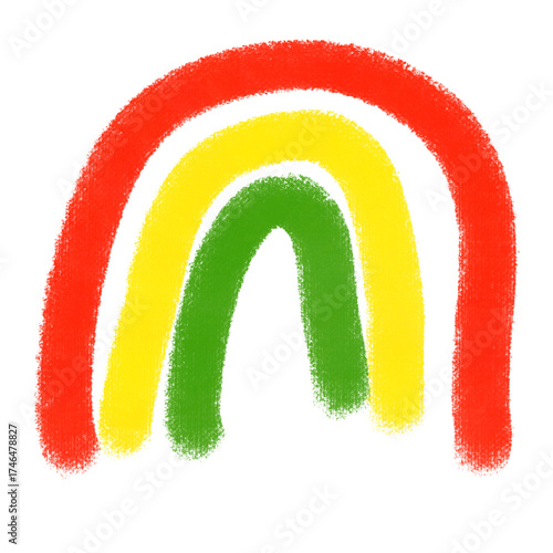 Symbol icon rainbow colorful jelly beans isolated white background 