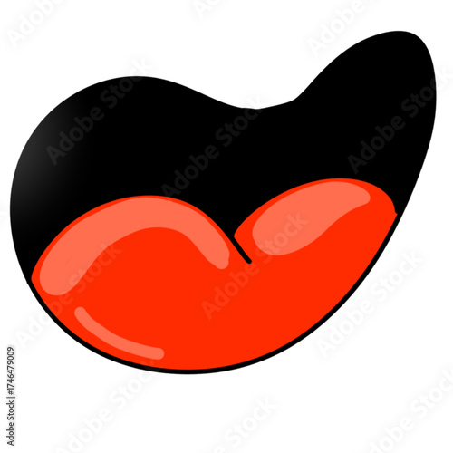 Mounth vector isolated