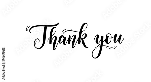 Thank You - Elegant Script Font for Expressing Gratitude and Appreciation