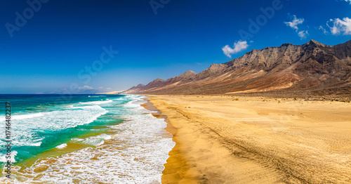 Fototapeta Naklejka Na Ścianę i Meble -  Playa de Cofete Beach Fuerteventura Canary Islands