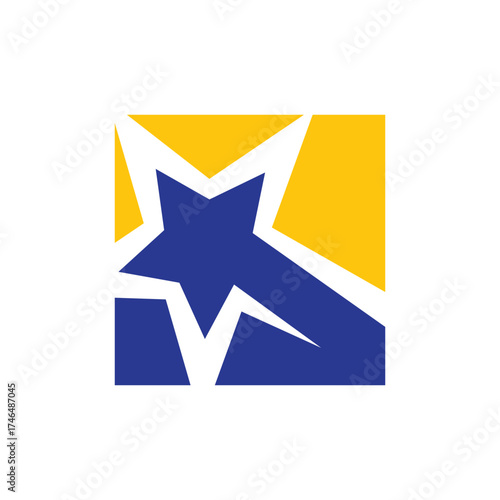 successful victory star logo design