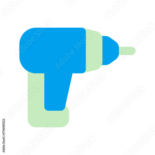 hand drill duo tone icon