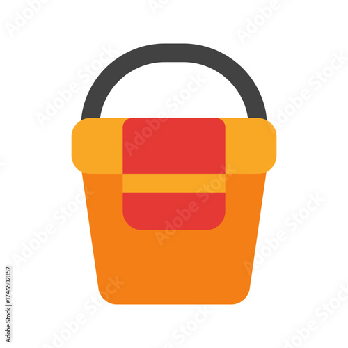 bucket flat icon