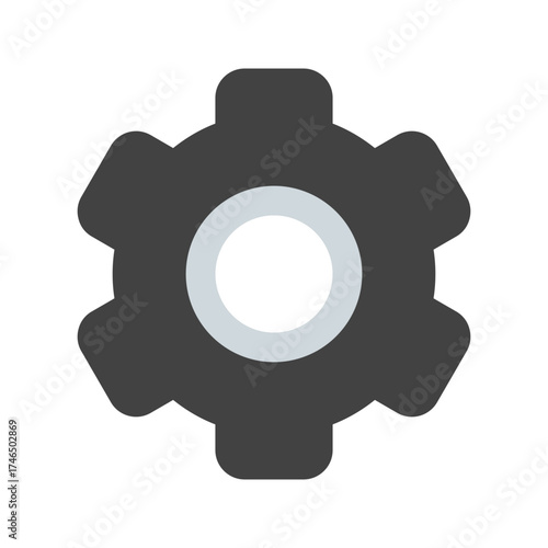gear flat icon
