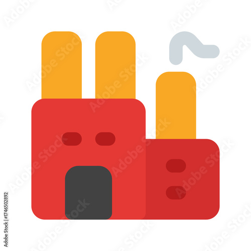 factory flat icon