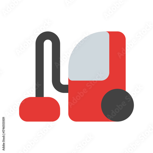 vacuum cleaner flat icon