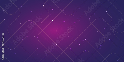 Technology abstract background. Modern electronic motherboard texture. Network abstract connection isolated on blue background. Network technology background with dots and lines.