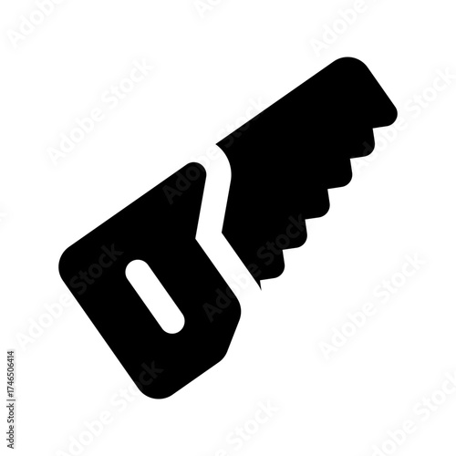 saw glyph icon