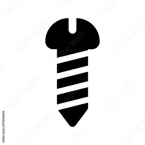 screw glyph icon
