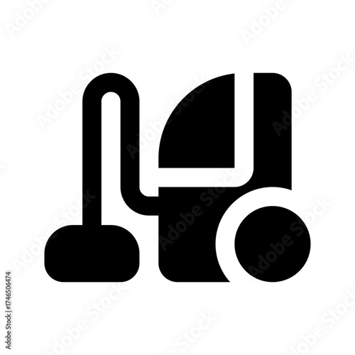 vacuum cleaner glyph icon