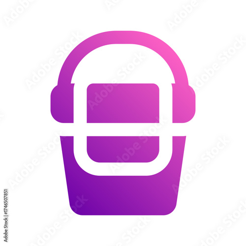 bucket gradient icon