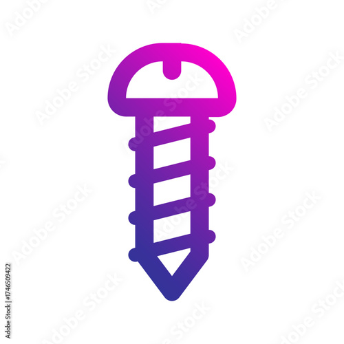 screw gradient icon