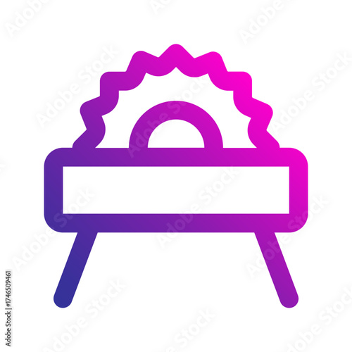 table saw gradient icon